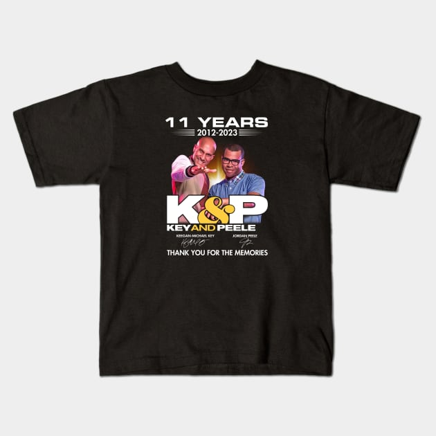 09 Year 2012 2021 K andP Key And Peele Keegan Michael Key Jordan Peele Kids T-Shirt by fancyjan